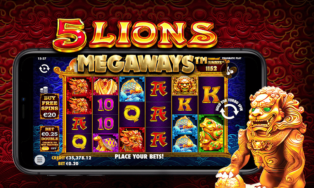 Slot 5 Lions Megaways™: Petualangan Liar di Dunia Slot